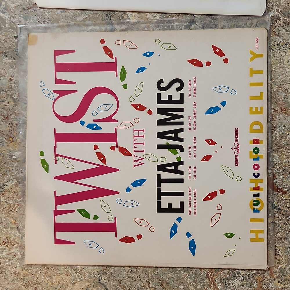 Etta James The Twist vinyl LP record